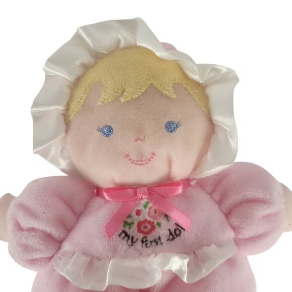 Carter's My First Doll Plush Pink Rattle Baby Girl Soft Toy Stuffed 8"  Plushie - Picture 12 of 13